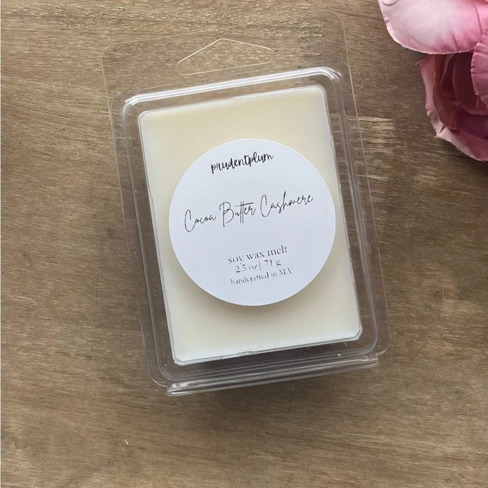 Cocoa Butter Cashmere Soy Wax Melt 2.5 oz | Melts For Wax Warmer Clamshell